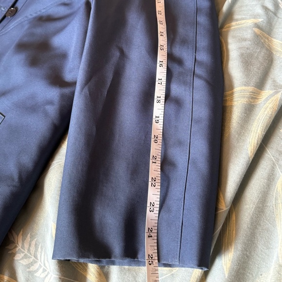 Vintage Classic Misty Harbor Men's Navy Trench Coat - Picture 7 of 8